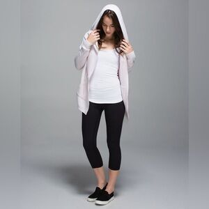 LULU LEMON Cashmere Blend Cabin Yogi Reversable Cardigan Wrap